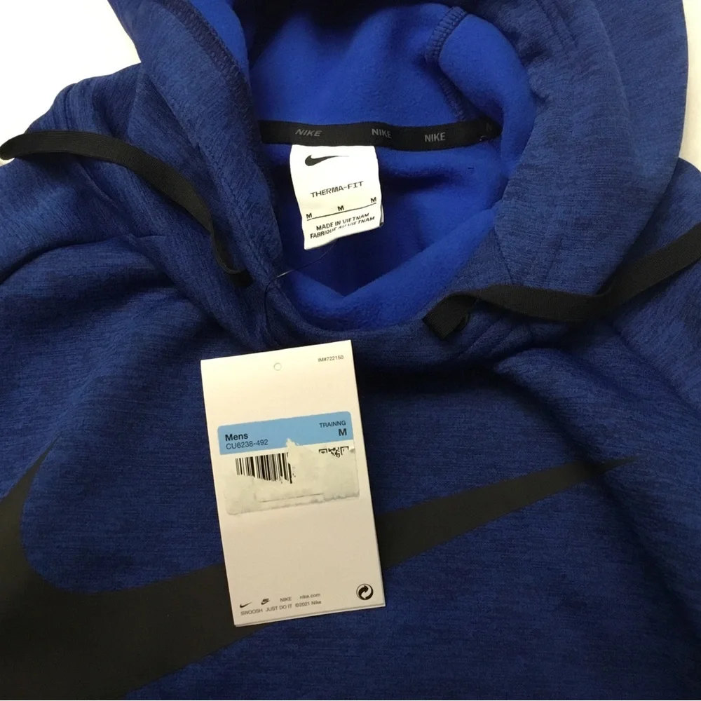 Nike Blue Therma-Fit Hoodie